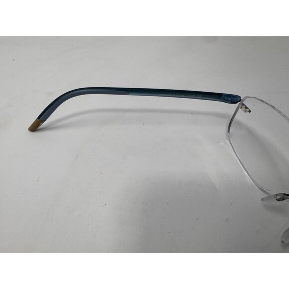 Silhouette 5379 6056 Blue Rimless Eyeglass Frames 40-17-130 Austria Authentic